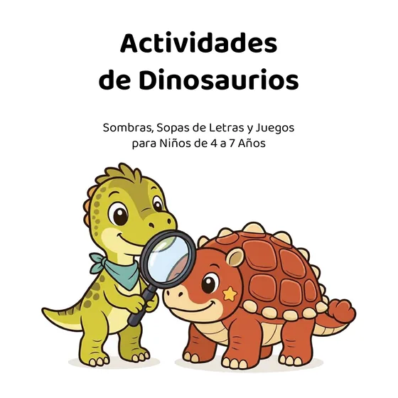 Portada de Actividades de Dinosaurios