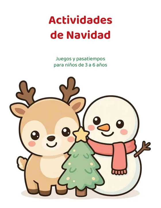 Portada de Actividades de Navidad