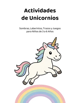 Portada de Actividades de Unicornios